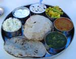 Indian Food In Thali